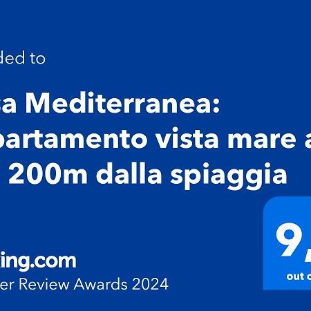 Casa Mediterranea: Appartamento Vista Mare A Soli 200M Dalla Spiaggia 斯佩隆加 外观 照片